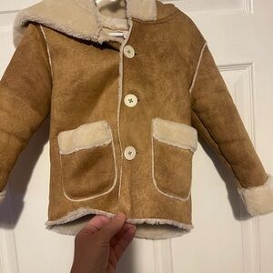 Cat & Jack Tan and Cream Kids Jacket
